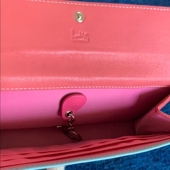 Genuine leather wristlet by Lodis - Picture 2 of 5